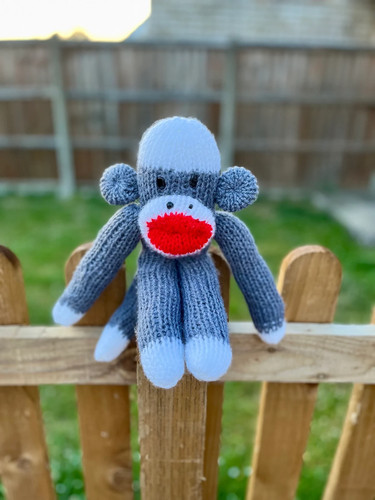 Sock monkey pattern - monkey, addi