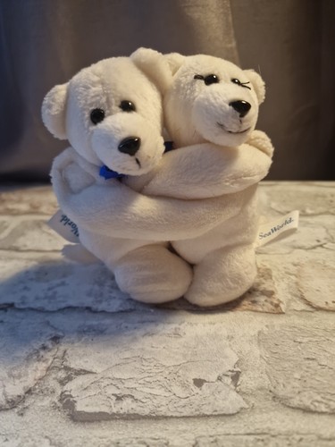 Seaworld polar bear plush - bear,