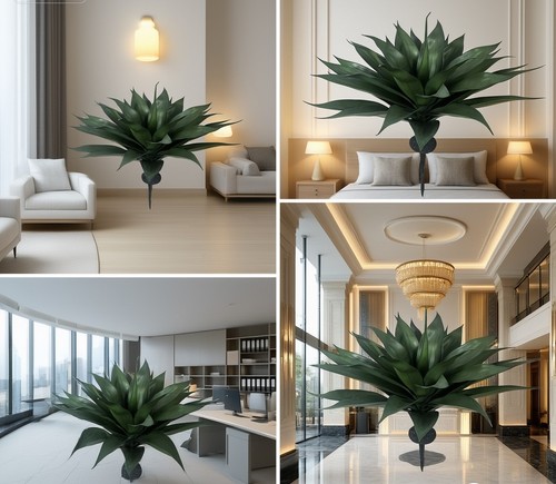 2pcs large agave ground - large,