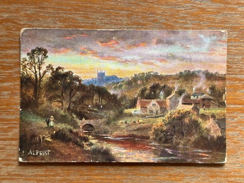 Antique alport postcard - alport,