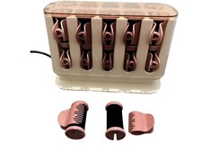 Remington H9100 PROluxe Heated Hair Rollers – 20 Velvet Rollers, Fast Heat, OPTI