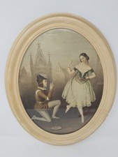 Antique Framed Carlotta Grisi