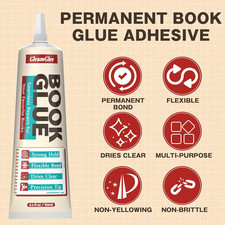 Book Glue, Dries Clear &