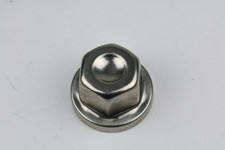 1 Silver Locking wheel nut