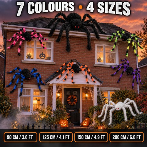 6ft large spider halloween - large,