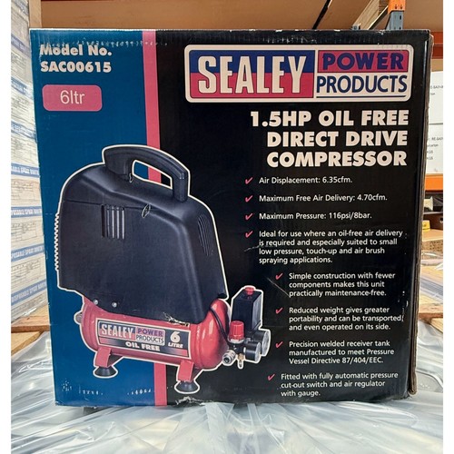 Sealey belt drive oil free - sealey,