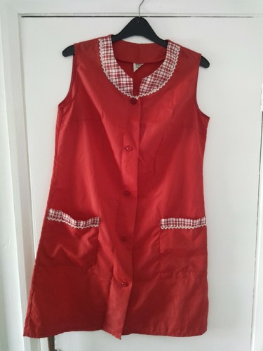 Ladies nylon overall vgc red - overall,