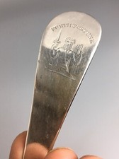 George III Crested Silver Soup Ladle Richard Crossley London 1785 182g ALZX