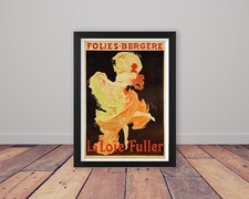 Framed La Loie Fuller