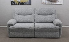 G Plan Amesbury Remco Light Grey Fabric Manual Reclining 3 Seater Sofa RRP £3745