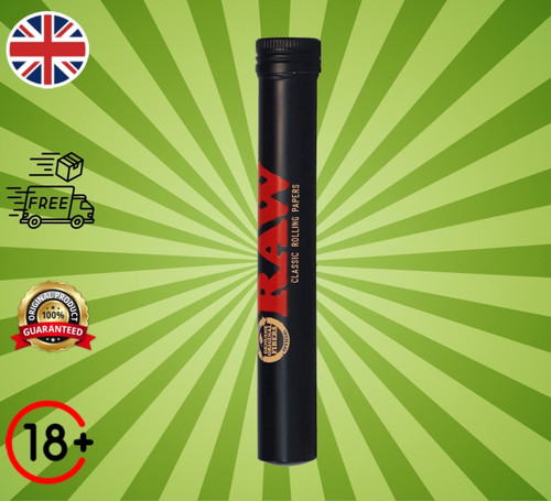 Raw black aluminium tube - black,
