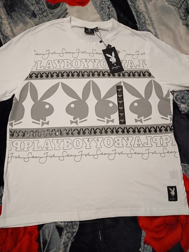 Playboy white short - short, tee