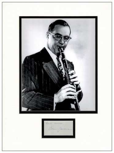 Benny goodman autograph signed - goodman,