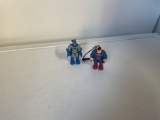 superman and batman figure phone charms