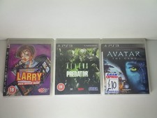 PS3 Game Bundle Leisure Suit Larry Box Office Bust, Aliens Vs Predator, Avatar