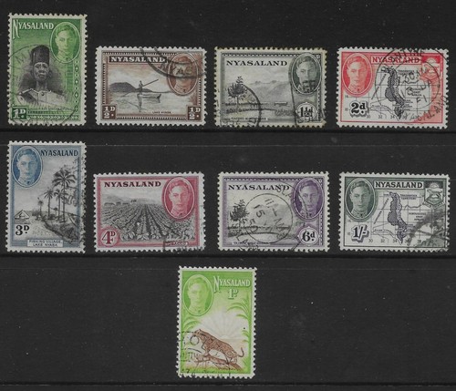 Nyasaland kg6 odd values from - nyasaland,