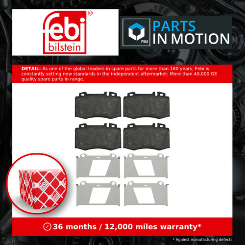 Brake pads set - brake, fits
