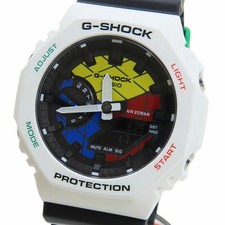 CASIO G SHOCK 2100 Series Rubik s Cube Collaboration GAE 2100RC 1AJR Black Dial