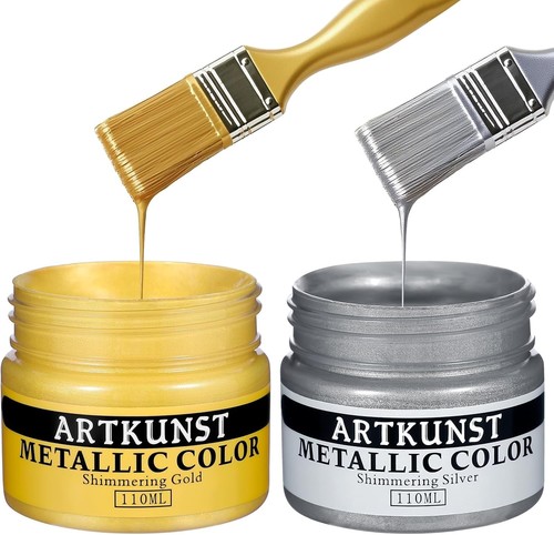 Acrylic paint metallic 2 - paint, metallic,