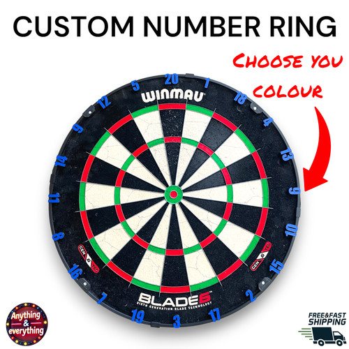 Custom dartboard number ring - dartboard,