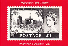 Windsor Post Office Philatelic Counter Postcard FDI Windsor Special Cancel VGC