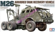 Tamiya 35244 1/35 Scale Model Kit M26 Armored Tank Recovery Tractor Vehicle