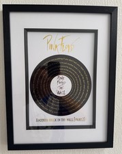 Framed gold foiled art - gold, print