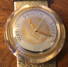 1991 Gold finish Swiss Swatch