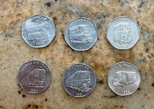 20 Pence - National Bus Transport Token collection of 6