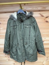 Brave Soul Khaki Parka Jacket – Size 22 / 4XL