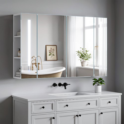 Bathroom mirror cabinet with - mirror,