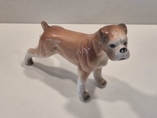 VINTAGE BOXER DOG FIGURINE