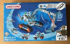 MECCANO Multi Models 15 Model Set 6515 Cable Command 252 Pieces