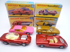 VINTAGE MATCHBOX SUPERFAST No.20 MARZAL 36 DRAGUAR 56 BMC 68 PORSCHE BOXED 1970
