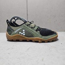 VIVOBAREFOOT PRIMUS TRAIL SG  WOMENS FABRIC MESH TRAINERS GREEN BLACK UK5 EU38