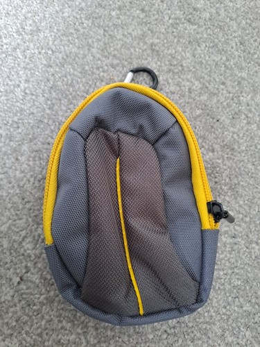 Small grey yellow trim - grey, zipped