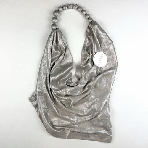 Luxxel silver metallic - metallic, beaded