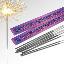 25Cm (10") Large Party Sparklers | Handheld Sparklers | Great for Any Occasion (