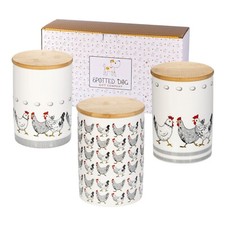 Canister Set 3 Ceramic