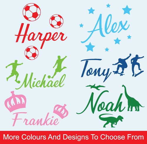 Personalised name wall sticker - personalised,