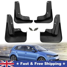 4x For VW Polo MK6 AW Hatch Hatchback 19-23 Front Rear Splash Guards Mud Flaps.