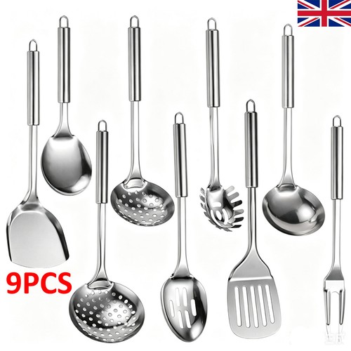 9pcs stainless steel - 9pcs,
