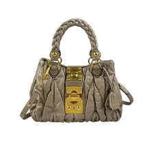Miu Miu matelassé two-way
