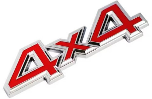 4x4 metal car badge - metal, emblem