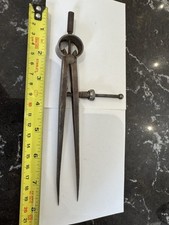 WW2 Moore & Wright Calipers. Stamped 1940. AM and Crown. Made In Sheffield  