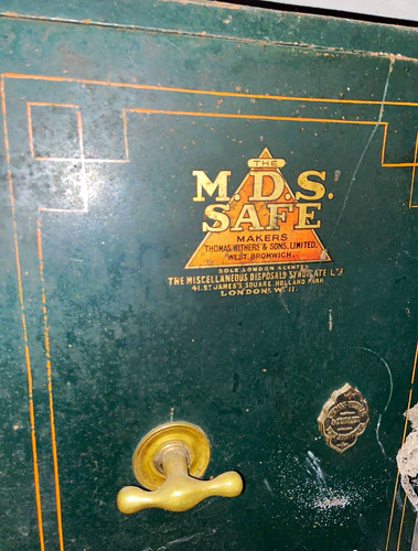 Large fire safe key - m.d.s.,