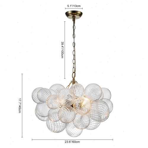 Modern bubble ball swirled - bubble,