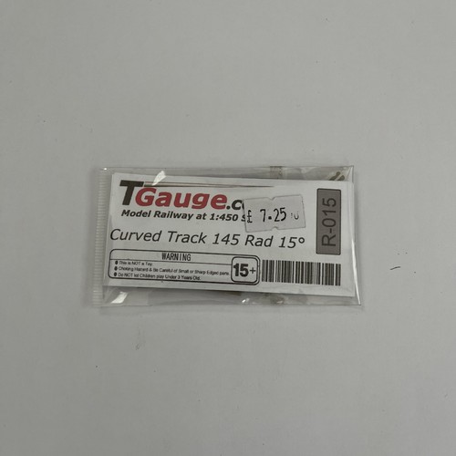 Gauge 015 curved - curved, track