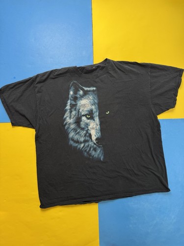Vintage wolf dog shirt - wolf,