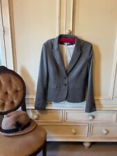 H&M Checked  Fitted Tweed Hacking Jacket Style Blazer Size EU42/8